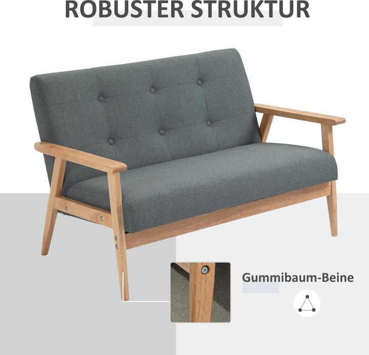 Produktbild Homcom Doppelsofa (2-Sitzer)