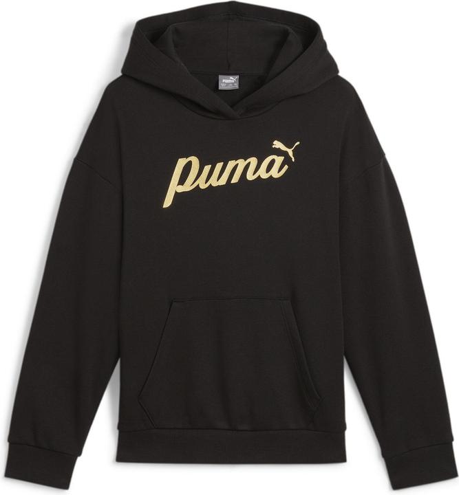 Puma ESS+ SCRIPT Metallic Hoodie FL G (116)