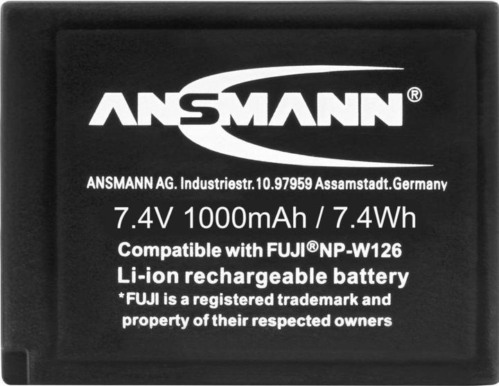 Actual product image Ansmann A-Fuj NP-W126 (Camera battery)