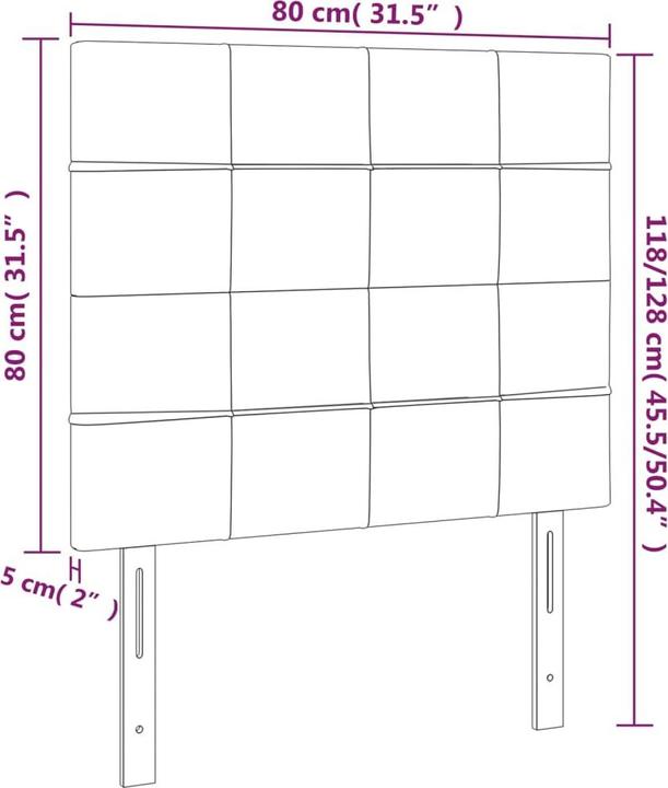 Produktbild VidaXL Adaline (160 x 5 x 128 cm)