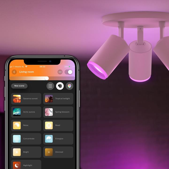 Actual product image Philips Hue Fugato Base BT (1050 lm, GU10)