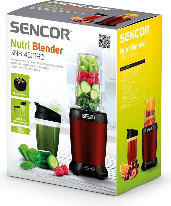 Produktbild Sencor Blender kielichowy SNB 4301RD (1000 W)