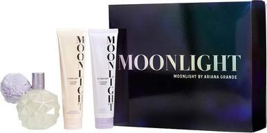 Ariana Grande Moon Light Eau de Parfum Spray, Body Lotion, and Shower Gel Set - 3.4oz each (Parfum set)