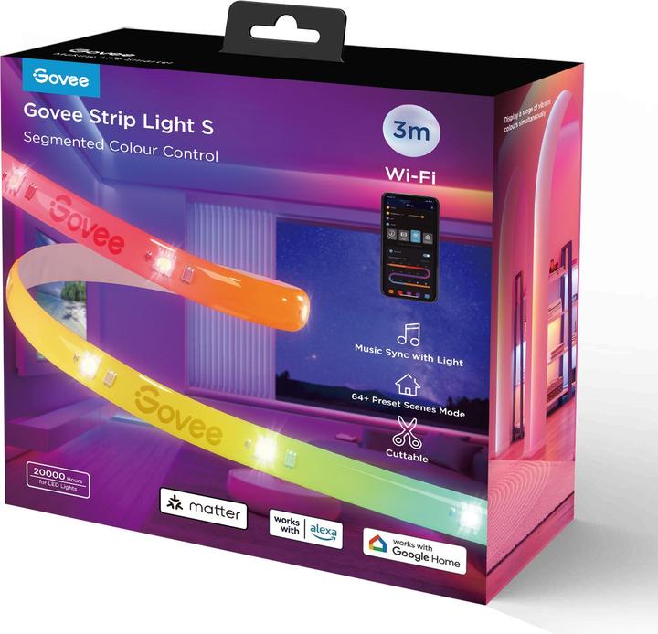 Govee LED Strip Lights (RGBIC, 300 cm, Indoor)