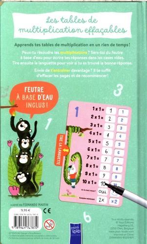 Produktbild Les tables de multiplication effaçables (Französisch)