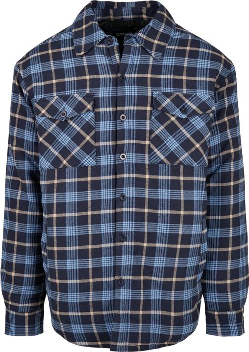 Urban Classics Plaid Quilted Shirt Jacket
