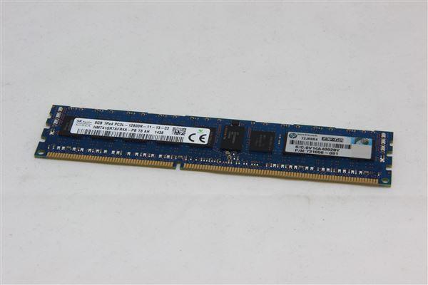 HPE 8GB 1Rx4 PC3L-12800R-11 Kit (1 x 8GB, 1600 MHz, DDR3-RAM, DIMM)