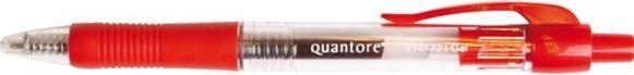 Produktbild Quantore 12x Gelschreiber rot mittel (0,7 mm) (Rot, 12 x)