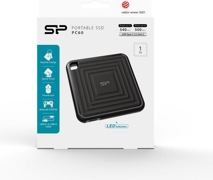 Actual product image Silicon Power PC60 (1000 GB)