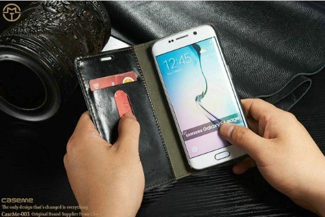 Actual product image Caseme Classic Leather Cover (Samsung Galaxy S6 Edge)
