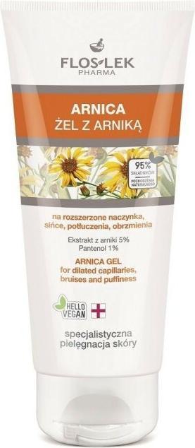 Actual product image Floslek Arnica gel for the treatment of dilated blood vessels, bruises and swelling 200 ml (200 ml, Face gel)
