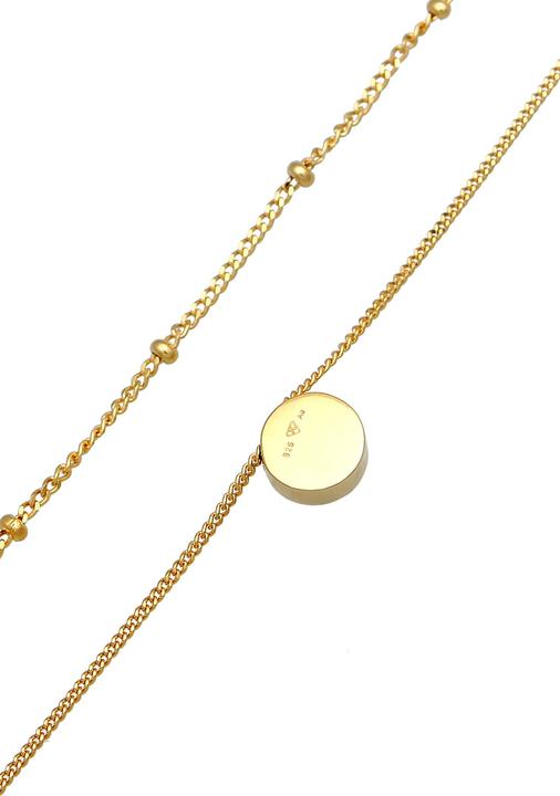 Image du produit Elli Collier Choker Layer cristal chaîne à boules 925 argent (Argent sterling 925, Cristal de verre, 36 cm)