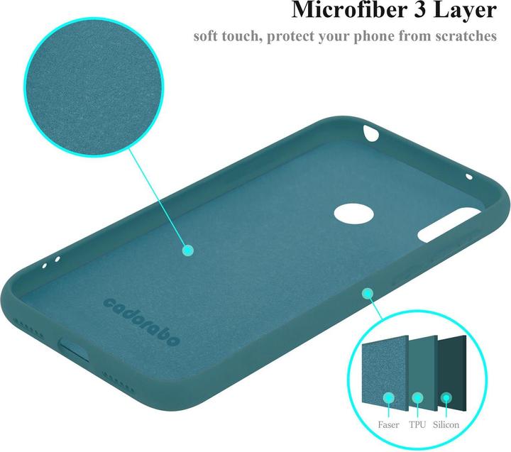 Image du produit Cadorabo TPU Liquid Silicone Case Cover (Huawei Y7 Prime (2019), Huawei Y7 (2019))