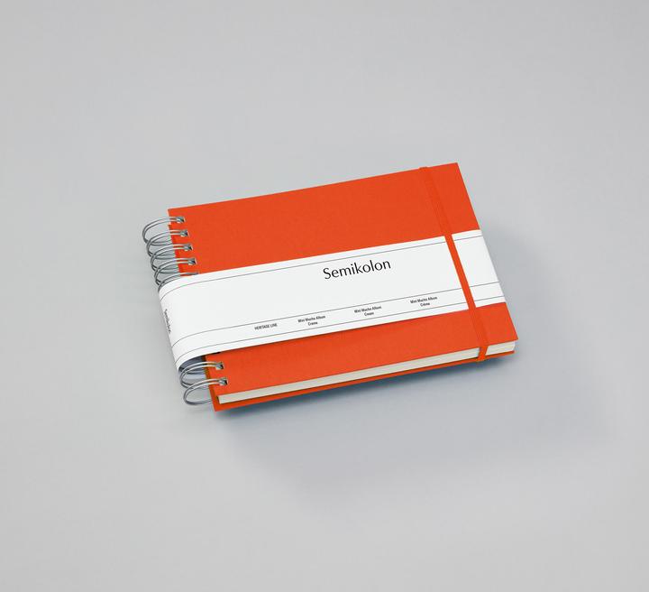 Produktbild Semikolon Fotoalbum Mini Mucho Orange. Cremefarbige Seiten (9 x 13 cm, 10 x 15 cm)