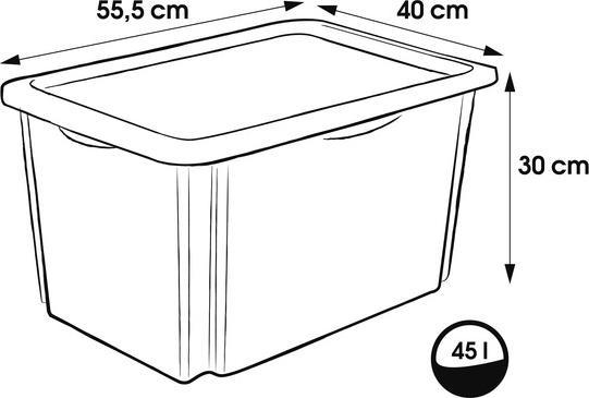 Produktbild keeeper Winnie (55.5 x 40 x 30 cm, 45 l)