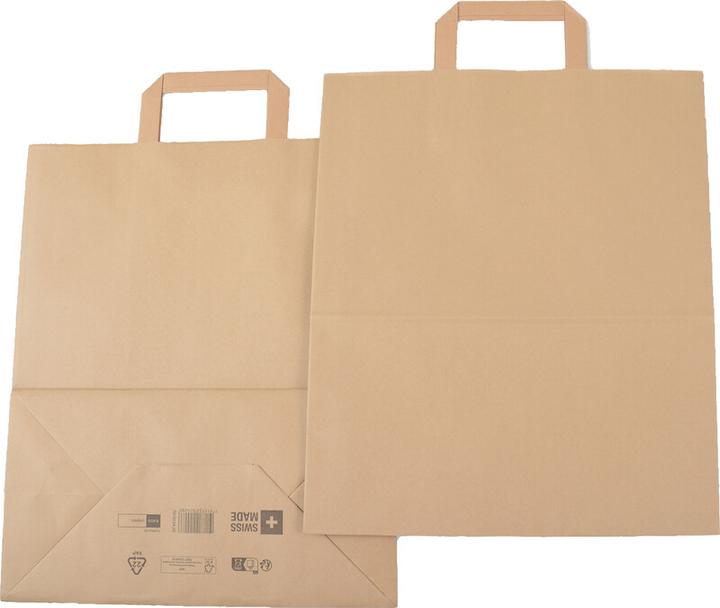 Actual product image Elco Paper carrier bags with flat handle (Gift bag, 50 x)