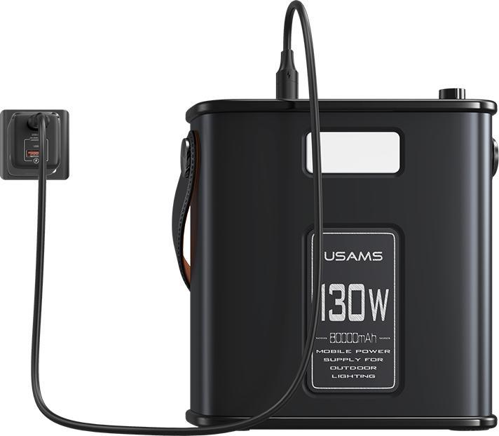 Image du produit Usams Kit de charge rapide ST (80000 mAh, 130 W, 296 Wh)