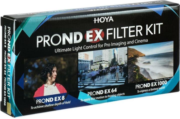 Produktbild Hoya PRO ND EX Filter Kit 8/64/1000 (58 mm, ND- / Graufilter, 58 mm)