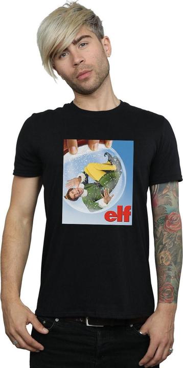Immagine prodotto Elf Snow Globe Poster Maglietta Uomo (XXL)