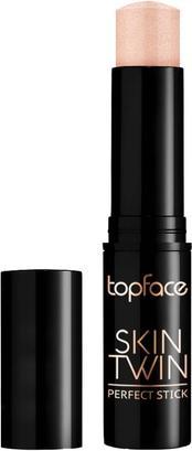 Konjac Sponge TOPFACE Skin Twin Perfect Stick Highlighter rozświetlacz w sztyfcie 003 (003, Highlighter)