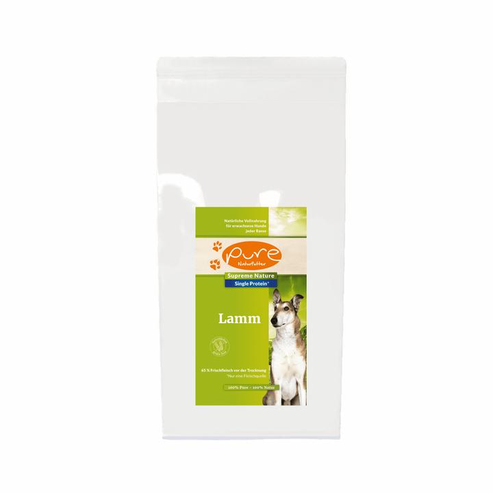 Pure Naturfutter PURE Supreme Nature Dog single-protein grain-free lamb, 10 kg (Adult, 1 pcs., 10000 g)