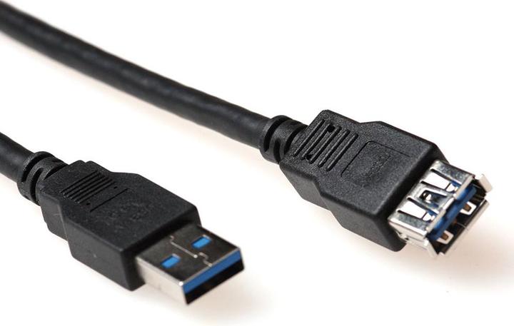 Produktbild Advanced Cable Technology SB3041 1m USB A USB A Männlich Weiblich Schwarz USB Kabel (1 m, USB 3.0)