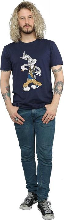 Actual product image Looney Tunes Mens Rapper Bugs Bunny Cotton T-Shirt (L)