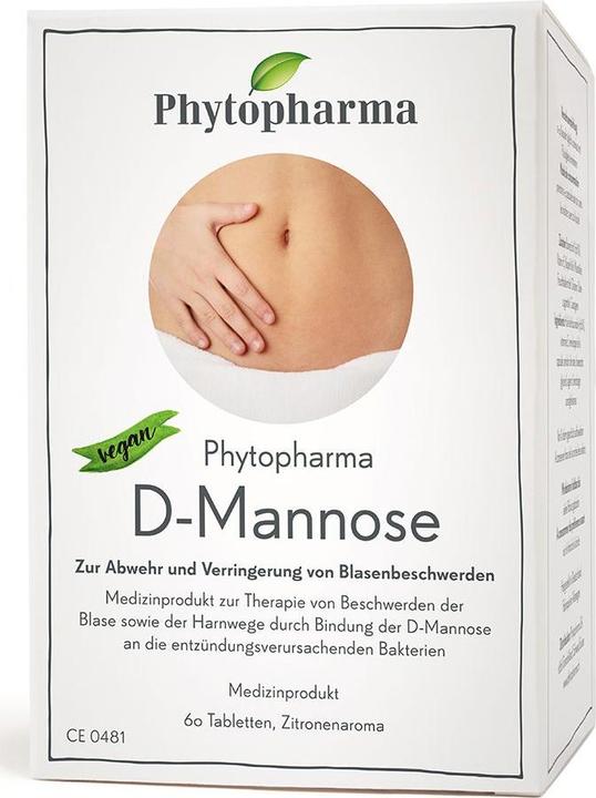 Immagine prodotto Phytopharma DMannosio puro 1000mg (60 Pezzo/i, 401.38 ml, 121 g)