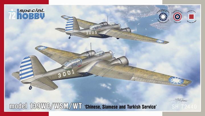 Special Hobby model 139WC/WSM/WT Chinese, Siamese and Turkish Service