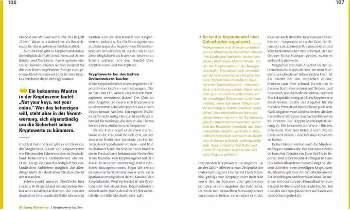 Produktbild Alles über Bitcoin, Ethereum und Co (Deutsch, Brigitte Wallstabe-Watermann, Prof. Dr. Philipp Sandner, Antonie Klotz, 2022)