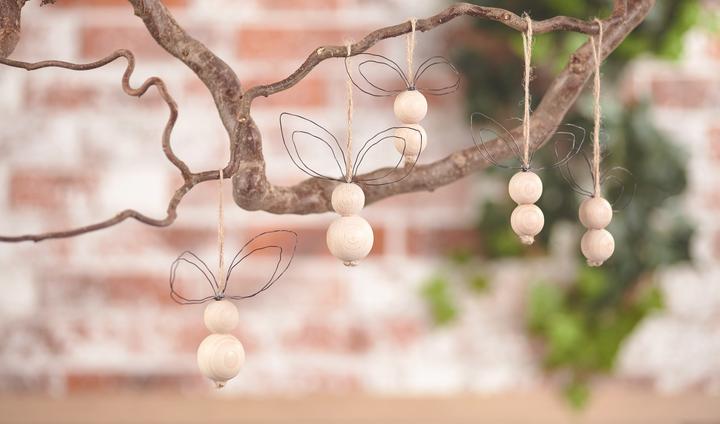 Actual product image VBS Wooden balls drilled through "Ø 10 mm