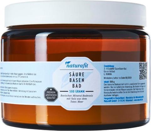 Immagine prodotto Naturafit Bagno di Basi Acide in polvere, 500 g di polvere