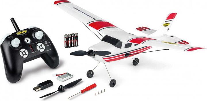 Image du produit Carson Avion de sport RC 2.4 G 100% RTR rouge (Planeur)