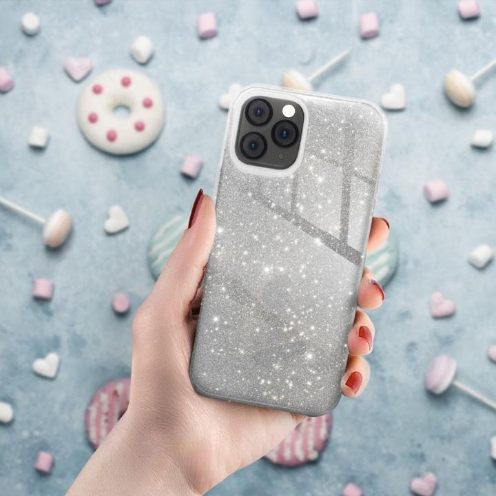 Produktbild OEM Back panel cover SHINING Case for IPHONE 15 silver (Apple iPhone 15)