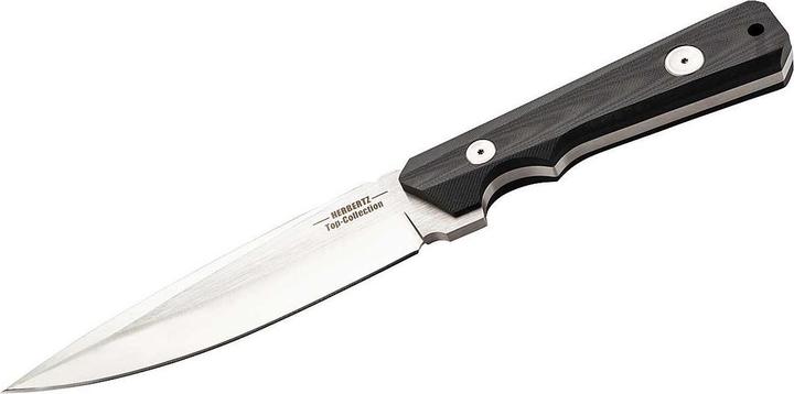 Actual product image Herbertz TOP Collection belt knife, AISI 440 steel, Full Tang, G10 scales, M.O.L.L.E. compatible.