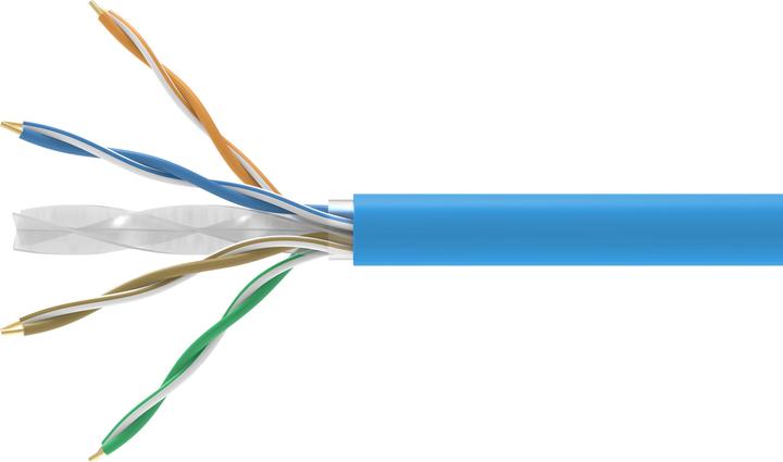 Produktbild equip Instal.Kab Cat6A U/UTP Dca 305.00m Blau LSZH (U/UTP, CAT6a, 305 m)