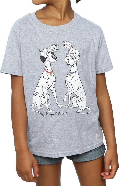 Immagine prodotto 101 Dalmatians Pongo e Perdita - Ragazze con la TShirt (152, 158)