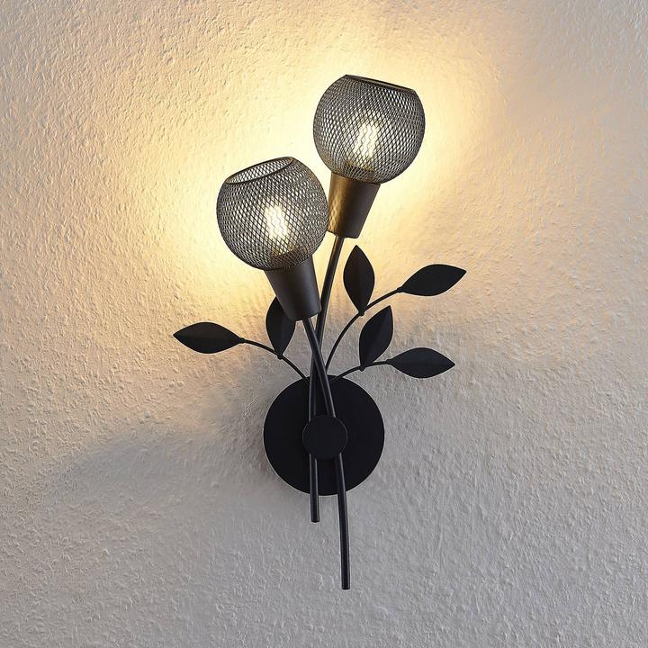 Produktbild Lindby Kanye Florentiner-Wandlampe, zweiflammig (E14)