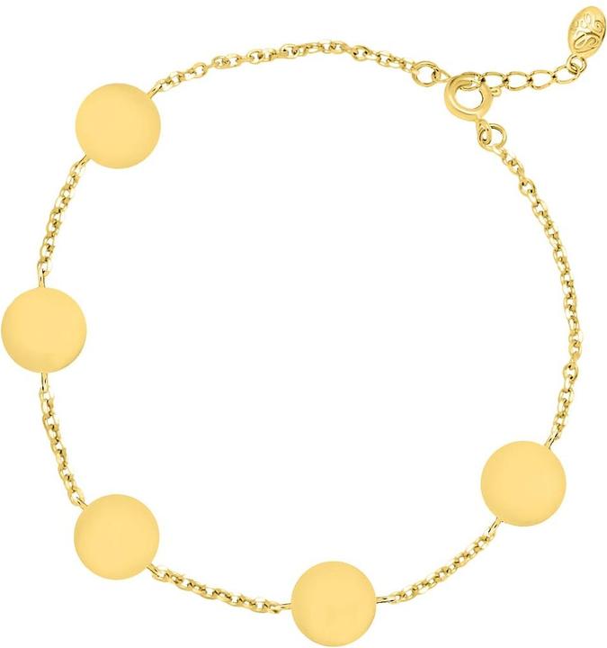 Produktbild Candy Armband Livia, 925 Sterling Silber, vergoldet (20 cm, 18k vergoldet, 925er Sterlingsilber)