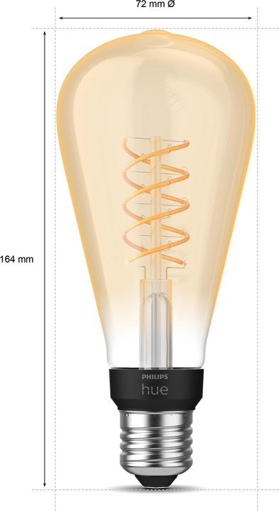 Image du produit Philips Hue Giant BT (E27, 7 W, 550 lm, 1 x, G)