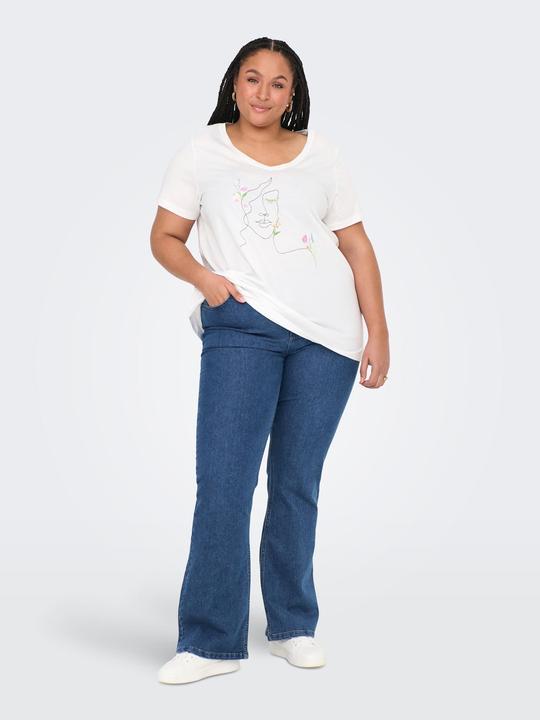 Actual product image Only CARHUSH Mittlere Taille Ausgestellt Jeans Flared fit jeans (W46/L32)