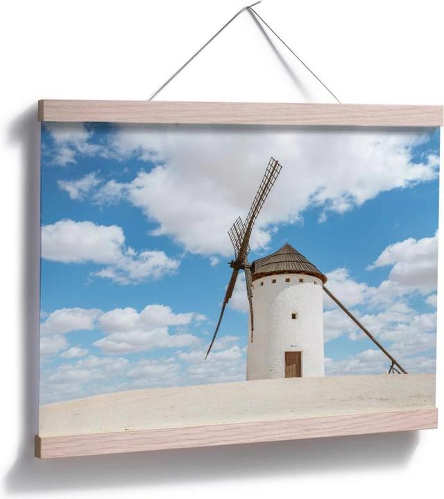 Actual product image Trenddeko Windmills on the Don Quixote Route in Spain (60 x 50 cm)