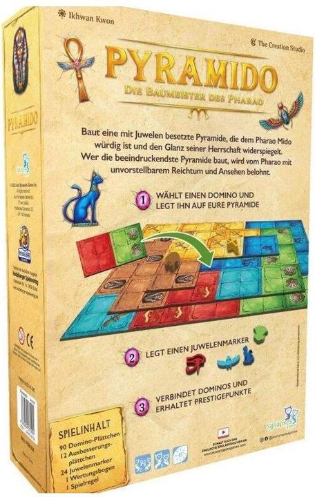 Immagine prodotto Synapses Games Pyramido, gioco da tavolo, per 2-4 giocatori, da 8 anni (edizione DE) (Tedesco)