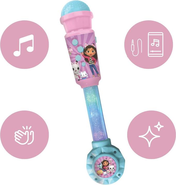 Productafbeelding Lexibook Gabby's Poppenhuis Verlichting Microfoon met luidspreker (MIC90GDH)