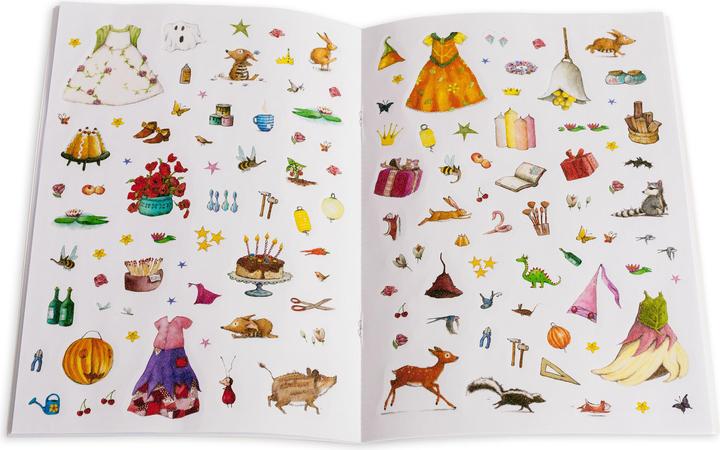 Actual product image Lilia, the little elf princess. Glitter sticker fun. Create Lilia's magical world