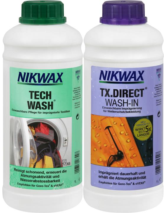 Produktbild Nikwax Tech Wash + TX Direct 2 x 1 l (Flüssig)