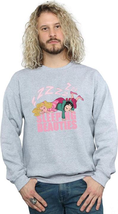 Actual product image Disney Mens Wreck It Ralph Aurora And Vanellope Sweatshirt (M)