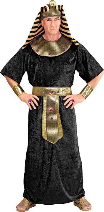 Image du produit Widmann Antikes Pharao Kostüm Tutanchamun mit Tunika, Kragen & Gürtel, Armbänder, Kopfbedeckung (XL)