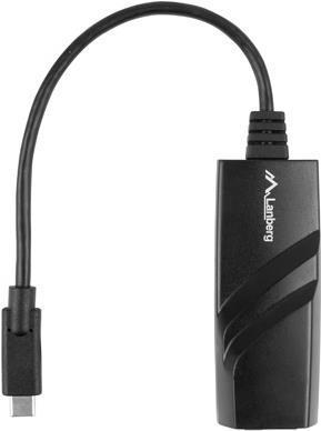 Produktbild Lanberg NC-1000-02 Netzwerkadapter (USB 3.1, USB-C, 1x 10/100 / 1000Mbps) (USB-C, RJ45 Gigabit Ethernet (1x))
