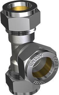 Conex-Banninger IBP CONEX Tee 15 mm compression forkromet (Press connection)